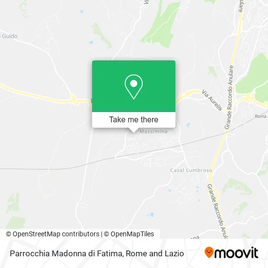 Madonna of Fatima Parish map