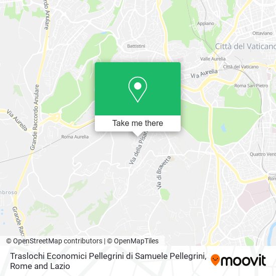 Traslochi Economici Pellegrini di Samuele Pellegrini map