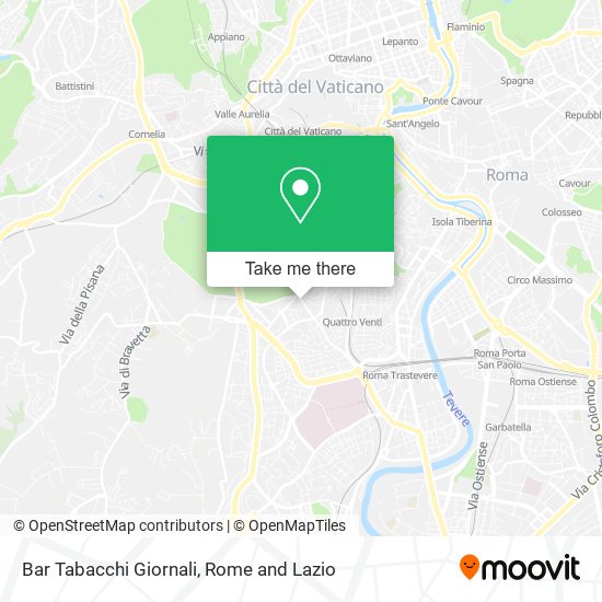 Bar Tabacchi Giornali map