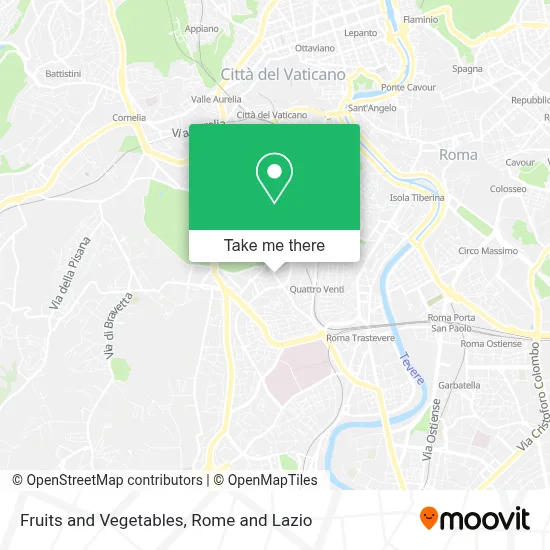 Fruits and Vegetables map