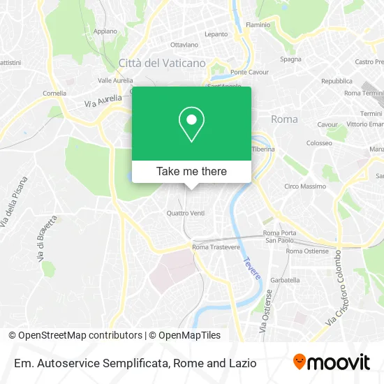 Em. Autoservice Semplificata map