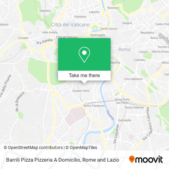 Barrili Pizza Pizzeria A Domicilio map