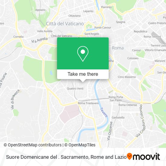 Suore Domenicane del . Sacramento map