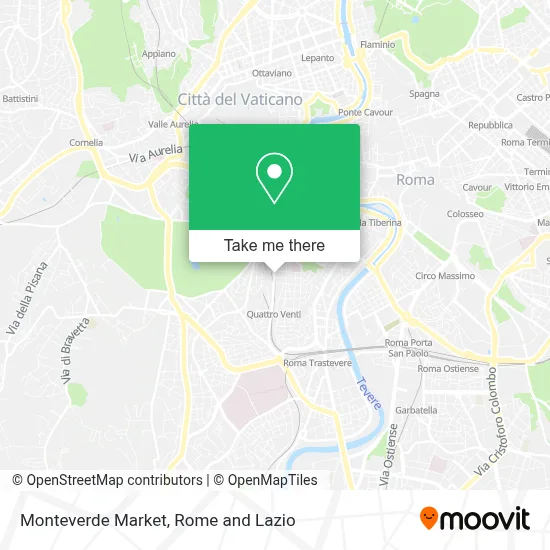 Monteverde Market map