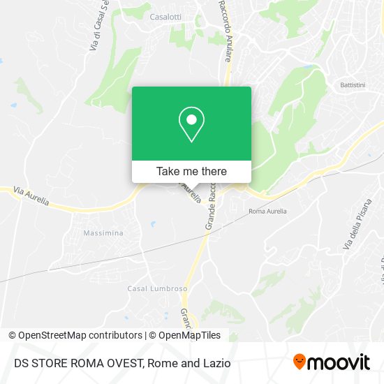 DS STORE ROMA OVEST map