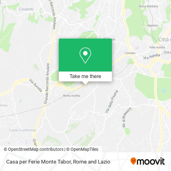 Casa per Ferie Monte Tabor map