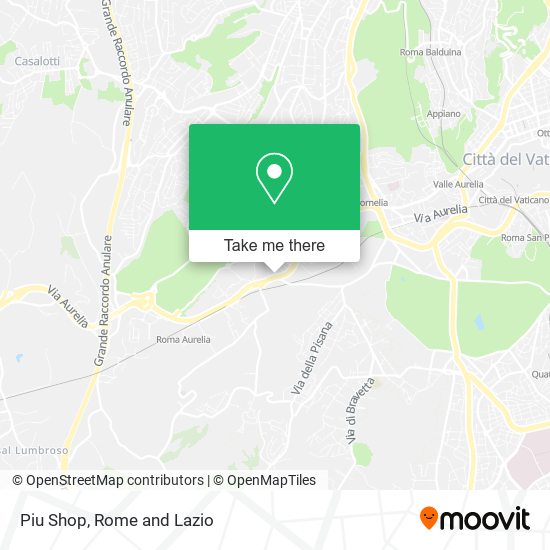 Piu Shop map