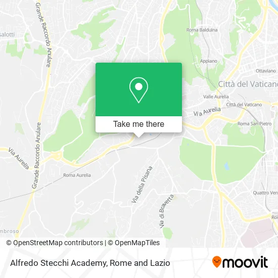 Alfredo Stecchi Academy map