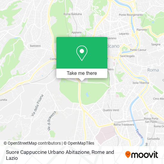 Suore Cappuccine Urbano Abitazione map