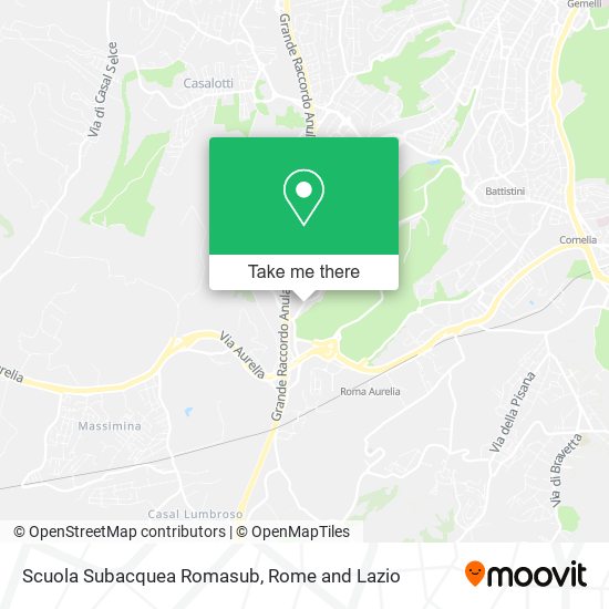 Scuola Subacquea Romasub map