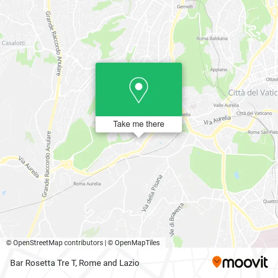 Rosetta Tre T Bar map