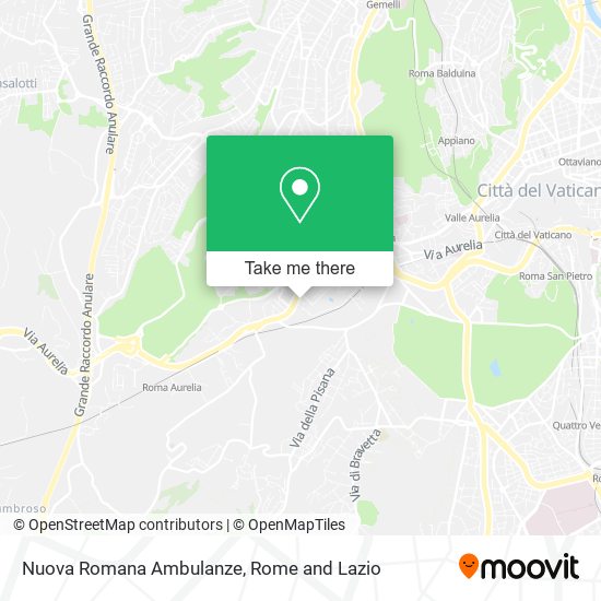 Nuova Romana Ambulanze map