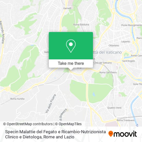 Specin Malattie del Fegato e Ricambio-Nutrizionista Clinico e Dietologa map