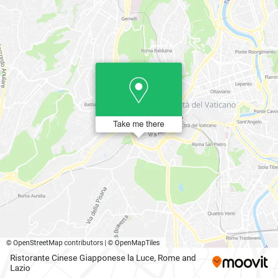 Ristorante Cinese Giapponese la Luce map