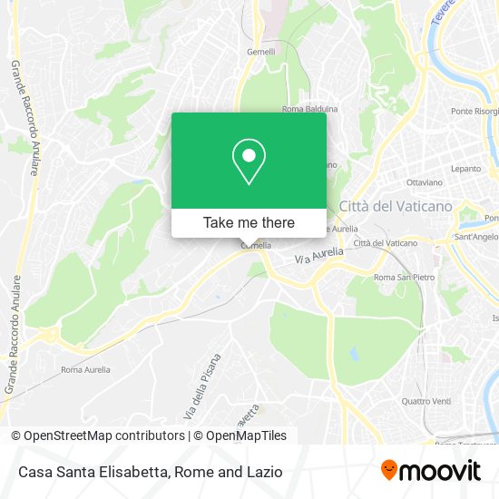 Casa Santa Elisabetta map
