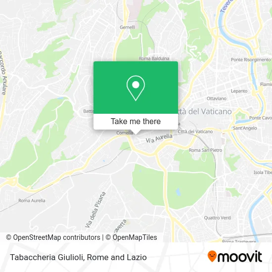 Giulioli Tobacco Shop map