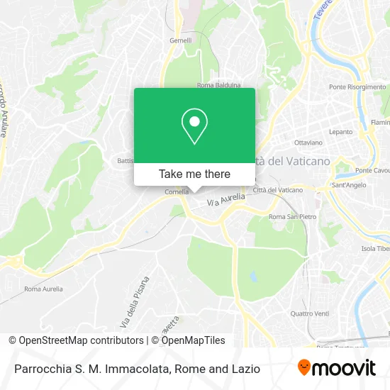 Immaculate Mary Parish map