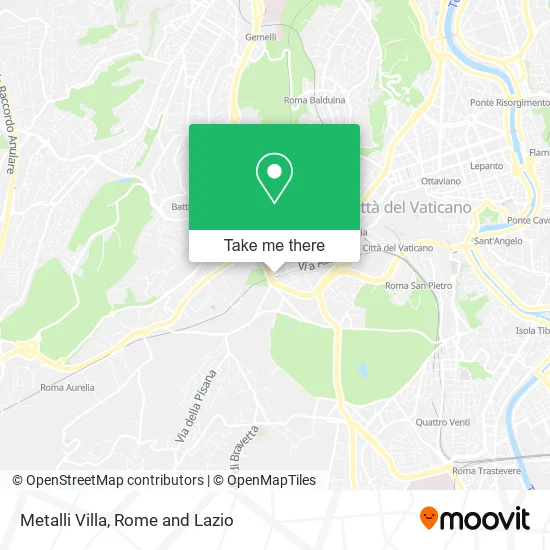 Metalli Villa map
