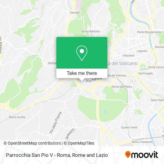 Parrocchia San Pio V - Roma map
