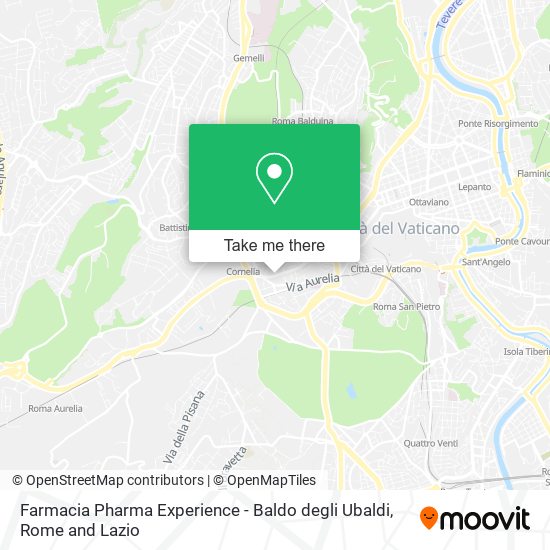 Farmacia Pharma Experience - Baldo degli Ubaldi map