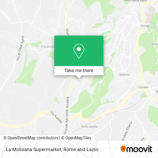 La Molisana Supermarket map
