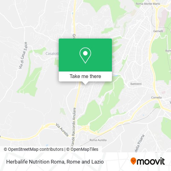 Herbalife Nutrition Roma map
