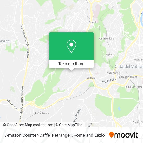 Amazon Counter-Caffe' Petrangeli map