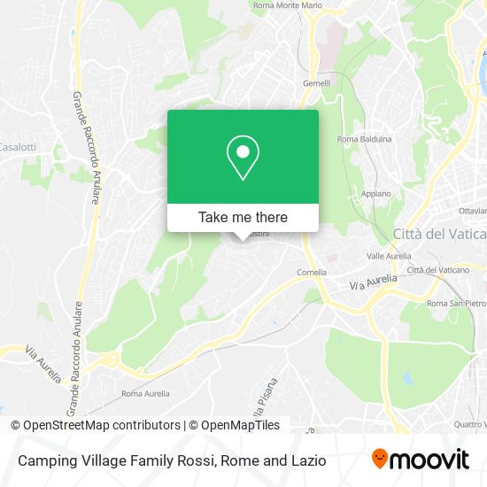 Camping Village Family Rossi map