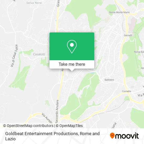 Goldbeat Entertainment Productions map