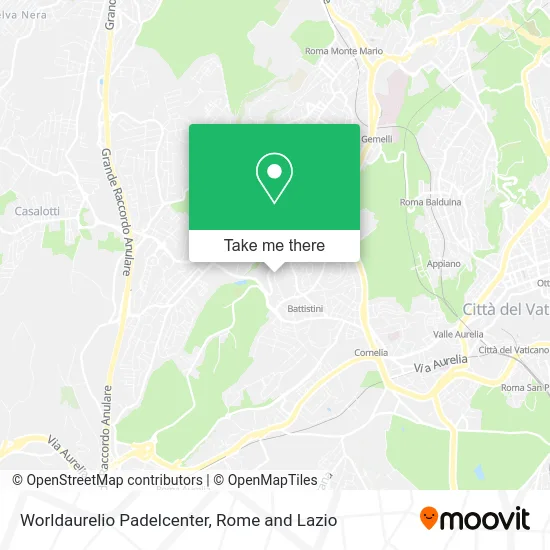 Worldaurelio Padel Center map