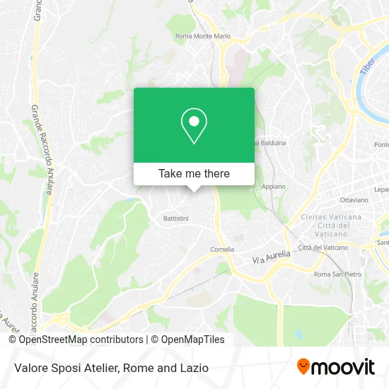 Valore Sposi Atelier map