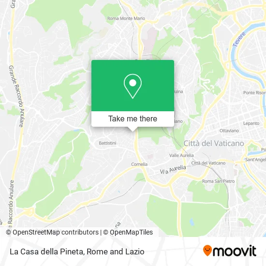 La Casa della Pineta map