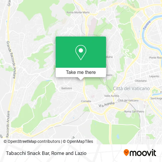 Tabacchi Snack Bar map