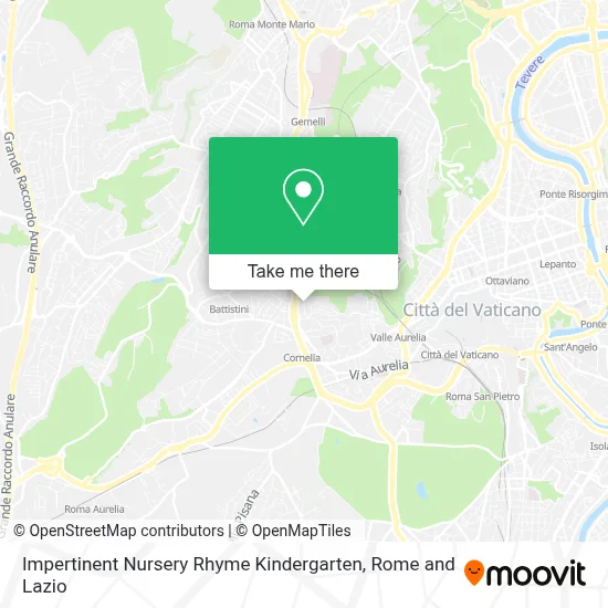 Impertinent Nursery Rhyme Kindergarten map