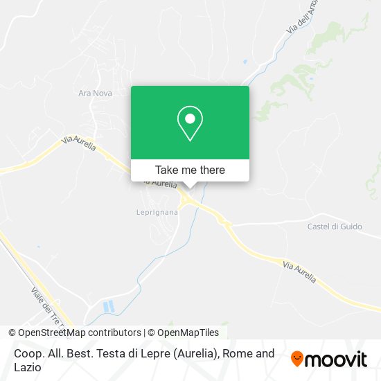 Coop. All. Best. Testa di Lepre (Aurelia) map