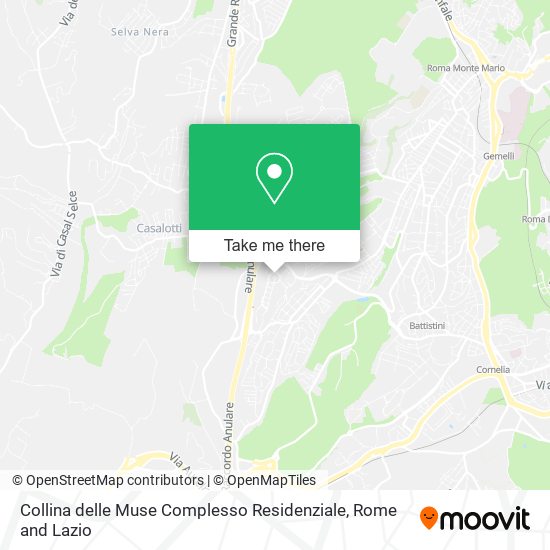 Collina delle Muse Complesso Residenziale map