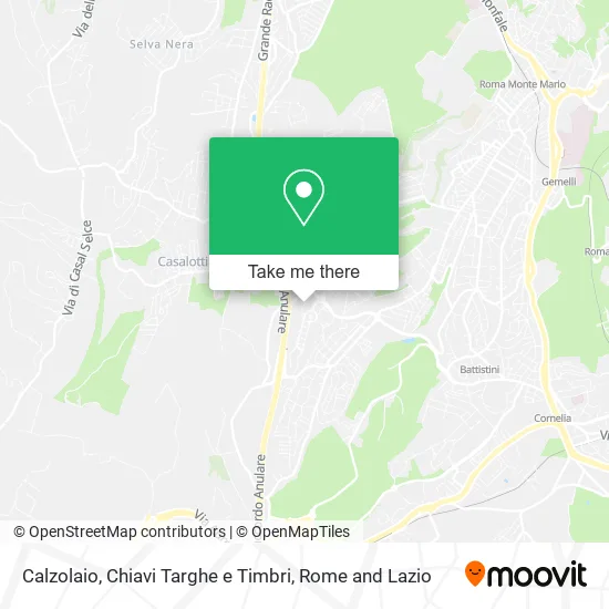 Calzolaio, Chiavi Targhe e Timbri map