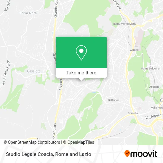 Coscia Legal Studio map