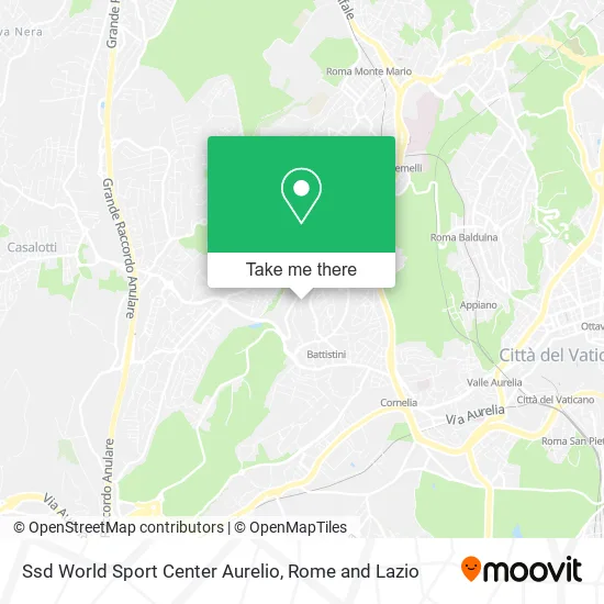 World Sport Center Aurelio map