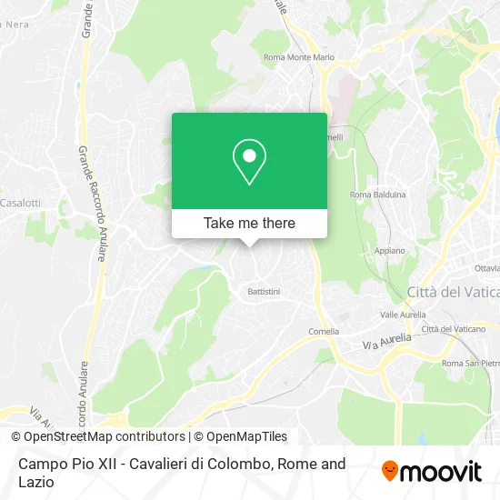 Pope Pius XII Square - Knights of Columbus map