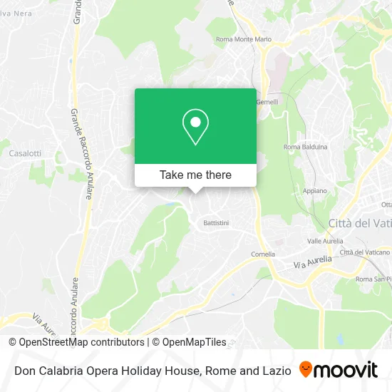 Don Calabria Opera Holiday House map