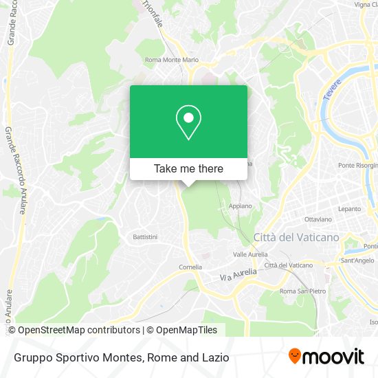 Gruppo Sportivo Montes map