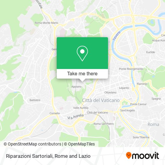 Riparazioni Sartoriali map