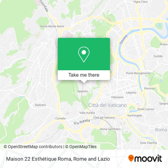 Maison 22 Esthétique Roma map