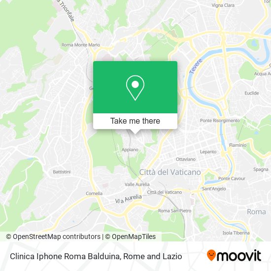 Clinica Iphone Roma Balduina map