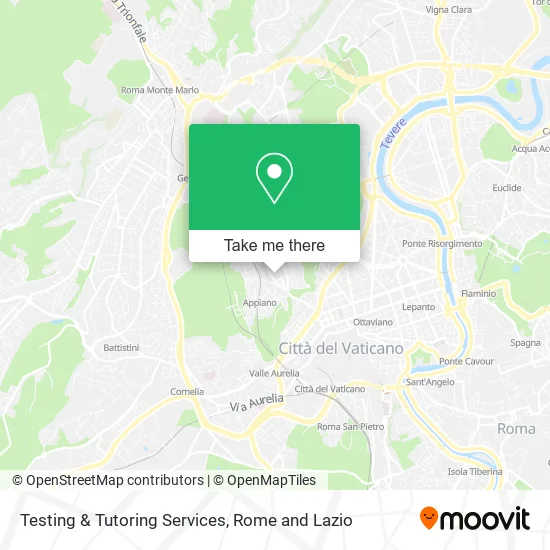 Testing and Tutoring Services map