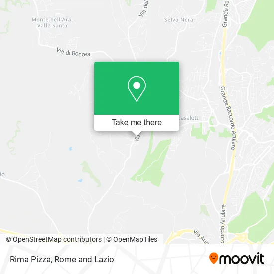 Rima Pizza map