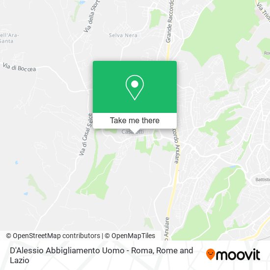 D'Alessio Abbigliamento Uomo - Roma map