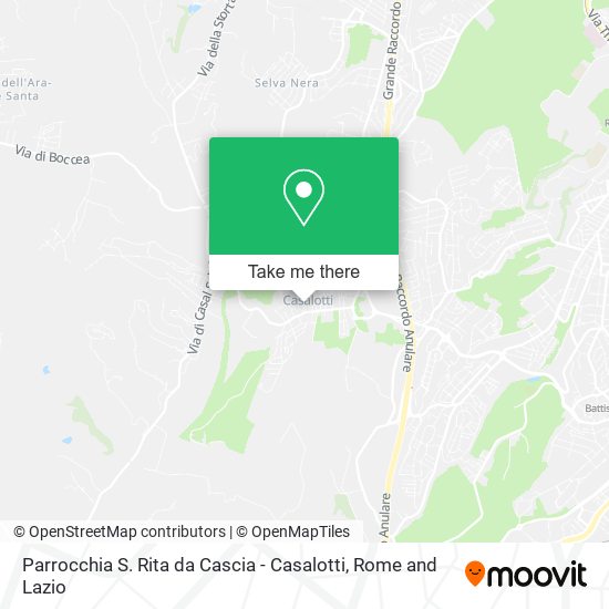 Parrocchia S. Rita da Cascia - Casalotti map