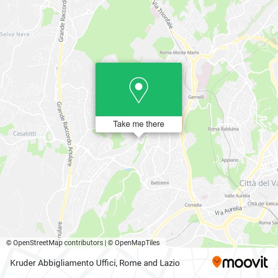 Kruder Abbigliamento Uffici map